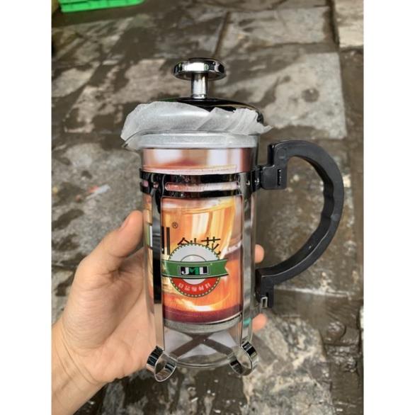 Bình pha cà phê, trà thủy tinh kiểu Pháp French Press