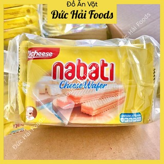 Bịch 10 gói bánh nabati, bánh xốp nhân kem, bánh xốp phô mai nabati gói 20g