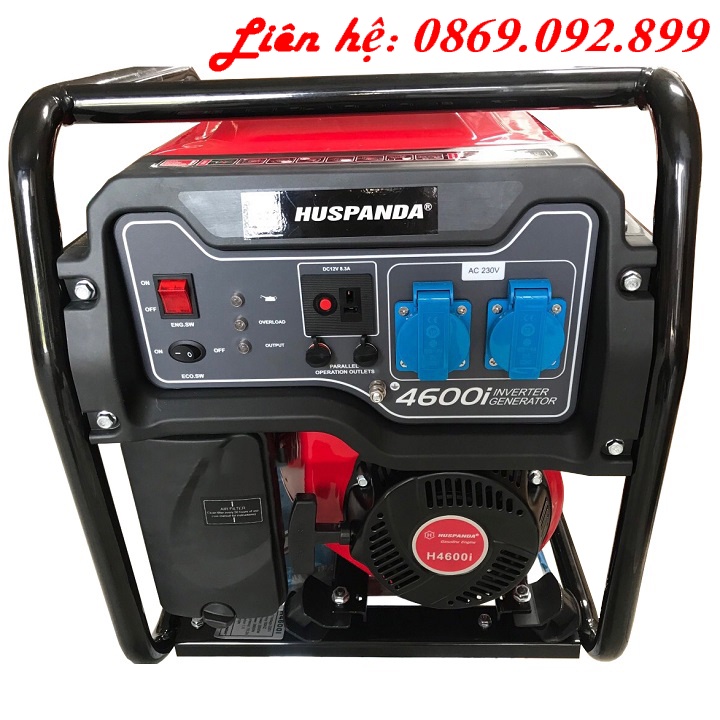 Máy Phát Điện Chạy Xăng 3.5Kw Huspanda H4600I Inverter Siêu Chống Ồn