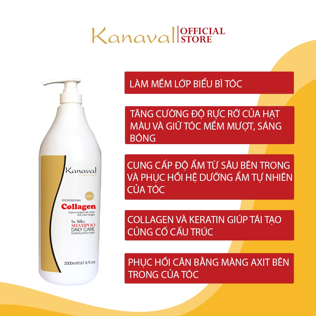 Dầu gội xả Kanaval Professional hương thơm Chanel  phục hồi tái tạo tóc trị gàu  750ml-2000ml - Kanaval Official Store