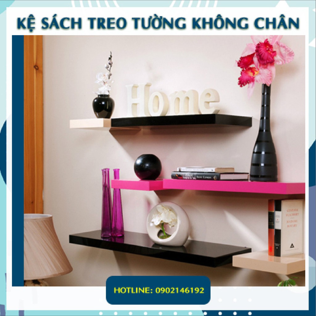 Kệ Sách Treo Tường Trang Trí( chọn màu tùy ý ) TC016