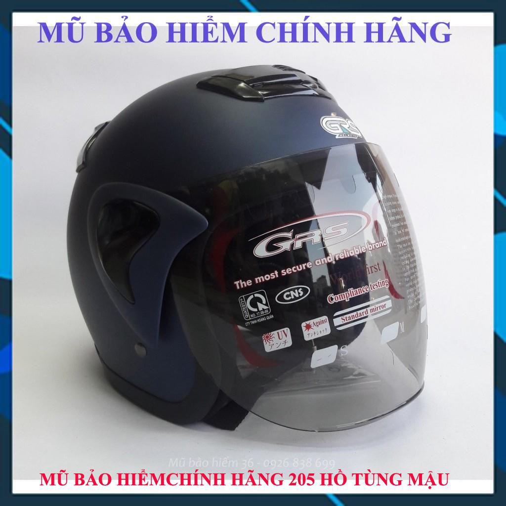 [Chính Hãng] Mũ Bảo Hiểm GRS A370K Kính Dài Nhiều Màu Sắc