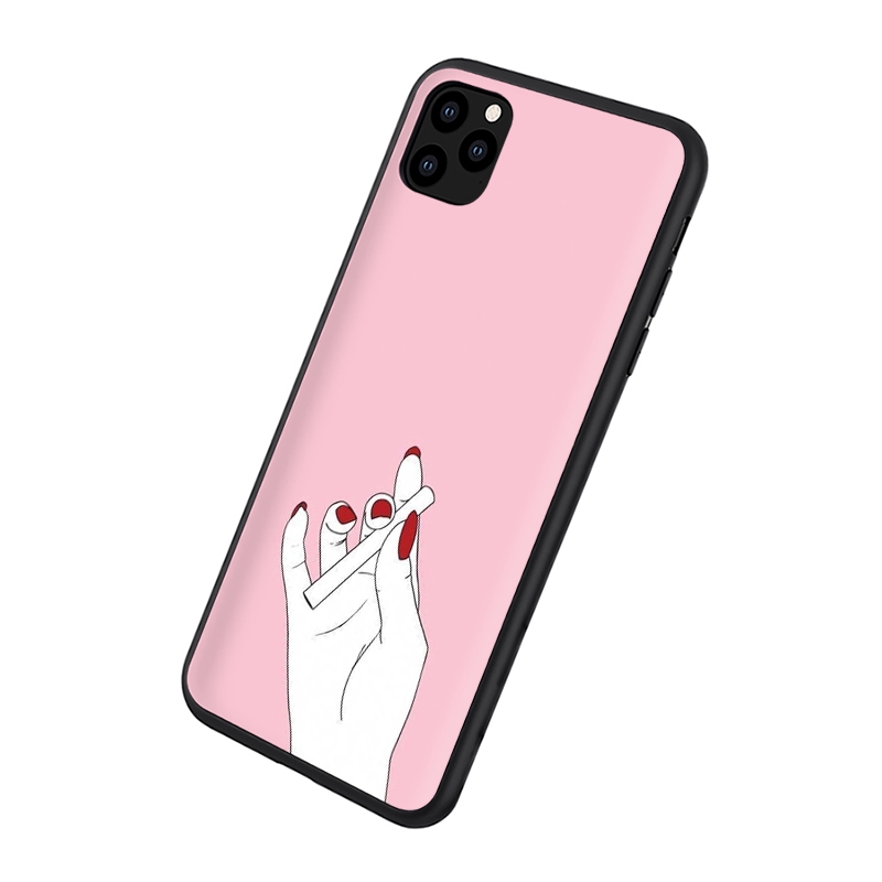 Ốp Lưng Họa Tiết Bàn Tay Bắn Tim Dễ Thương Cho Iphone 11 Pro Xs Max Xr X 8 7 6s 6 Plus 5s 5 Se 2020