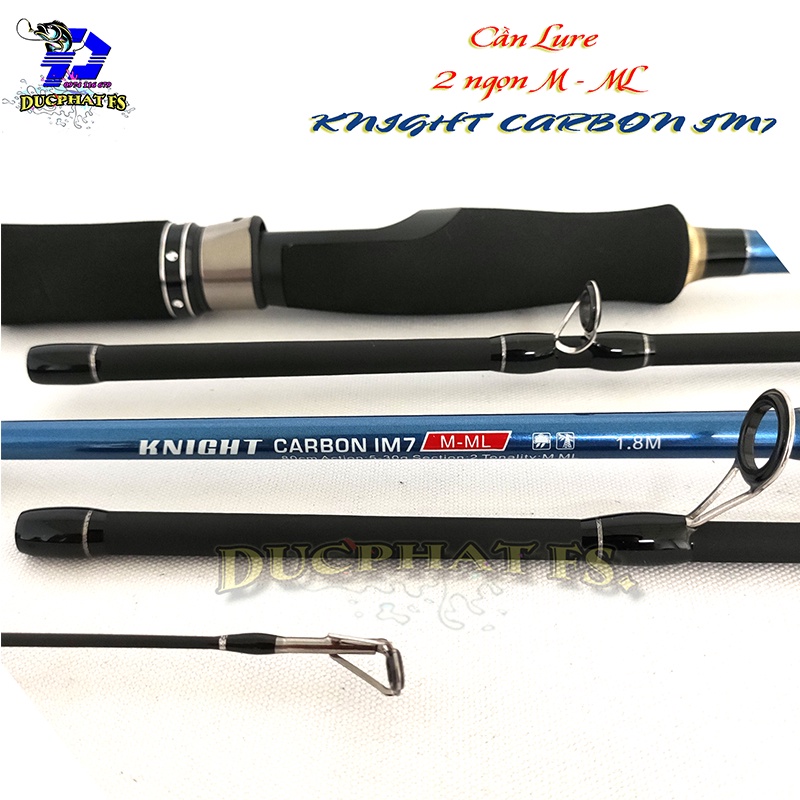 Cần Câu Lure Đứng, ngang KNIGHT 2 Ngọn M và ML , Cần câu Lure Lóc.