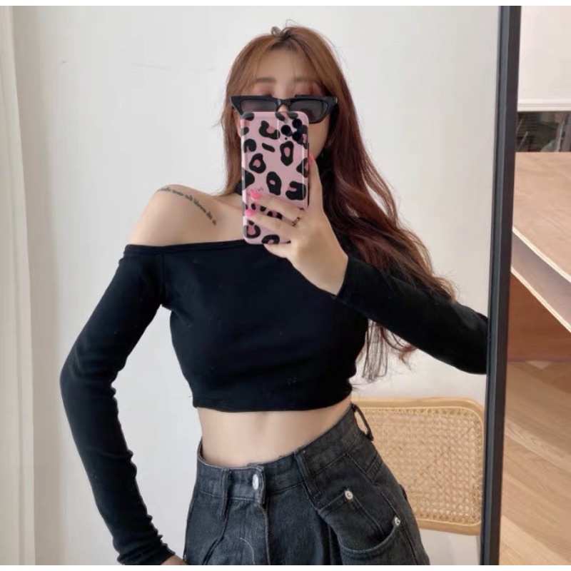 Áo trễ vai tay dài xinh