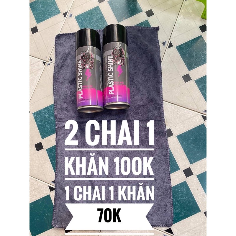 [Mã LIFEAUMAY giảm 10% tối đa 30k đơn 150k] Phục hồi nhựa nhám, dưỡng đen dàn nhám SprayKing