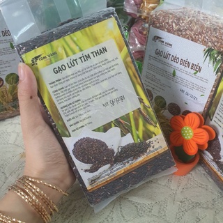 Gạo lứt Tím Than hiệu Tôm Vàng