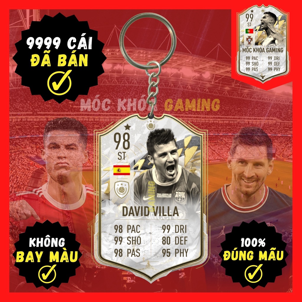 Móc Khóa David Villa ICON
