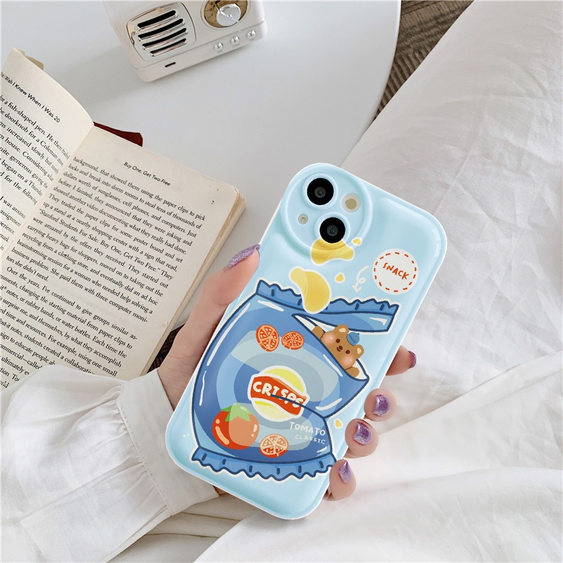 Ốp lưng iphone đệm khí phone snacks bear 6/6plus/6splus/7/7plus/8/8plus/xs/11/12/13/pro/max/promax - SALE HOT B5-29