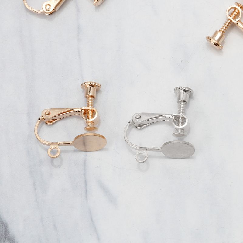 Sa Kẹp Chuyển Đổi Mạ Làm Bông Tai Thủ Công Diy Chất Lượng Cao