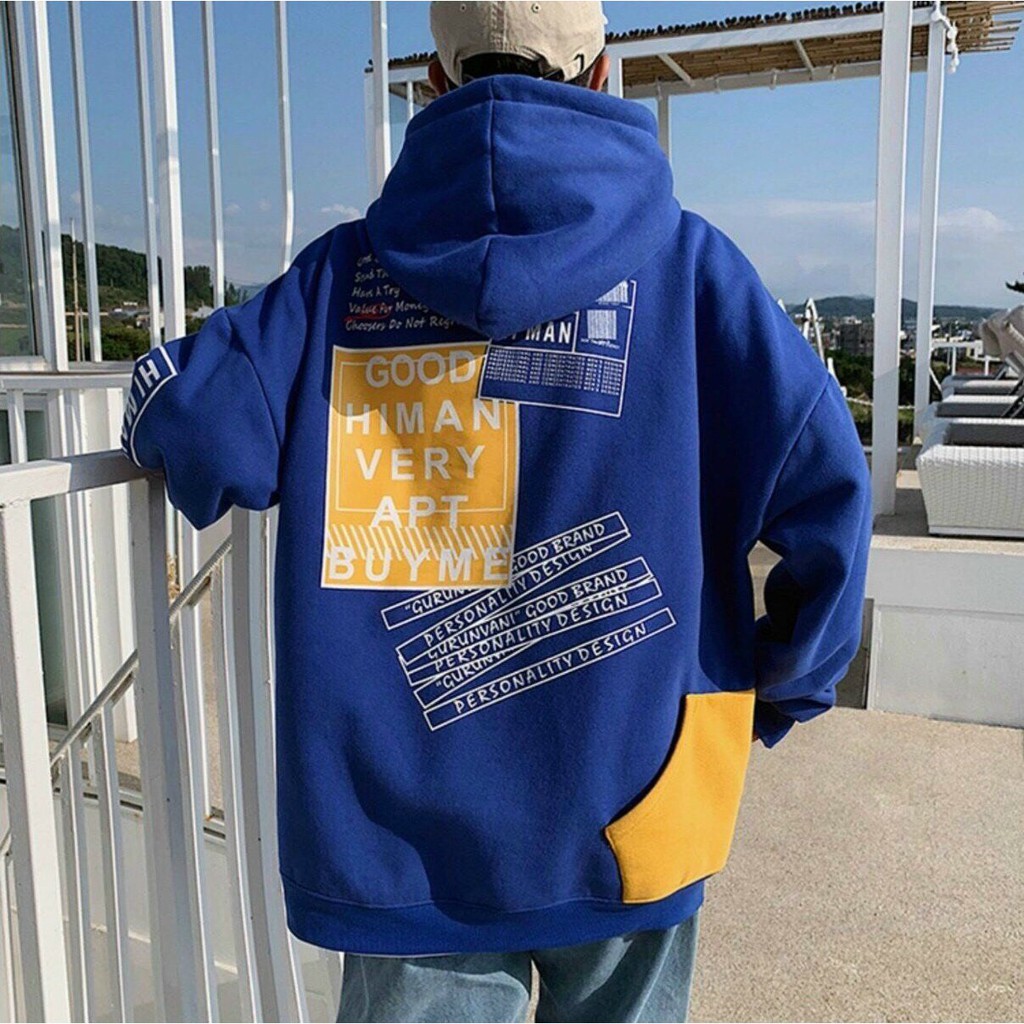 Áo hoddies form rộng cực đẹp , siêu chất , cool ngầu phong cách Hàn Quốc
