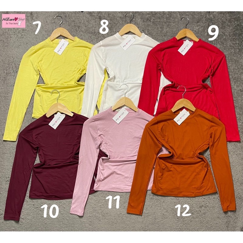 Áo Thun Trơn Body Tay Dài Cổ Tròn ( NZON SHOP ) | BigBuy360 - bigbuy360.vn
