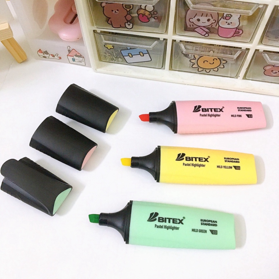 Bút nhớ dòng highlight bút pastel bitex giúp tăng khả năng ghi nhớ