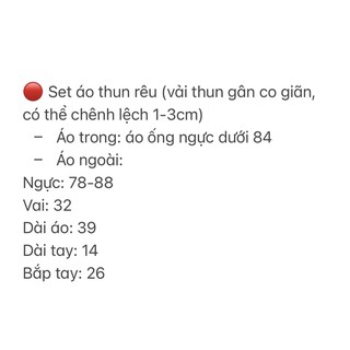 JANET STUDIO • Set áo thun tie dye xanh rêu