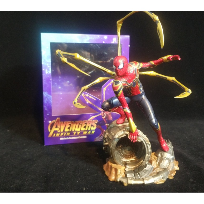 (Hết hàng) Mô hình người nhện Phim Avengers Iron Spider Man