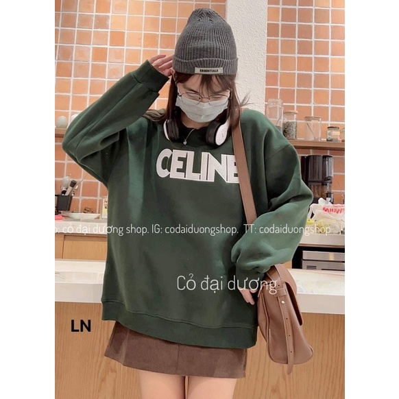 Áo nỉ Swt CELIN cổ tròn TH6