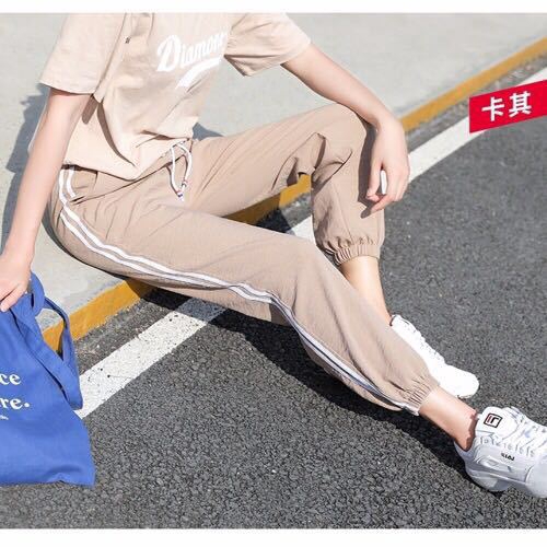 Ged♥[Fashion]Summer Black Lloose Korean Version Of The Wild Nine Pants | WebRaoVat - webraovat.net.vn