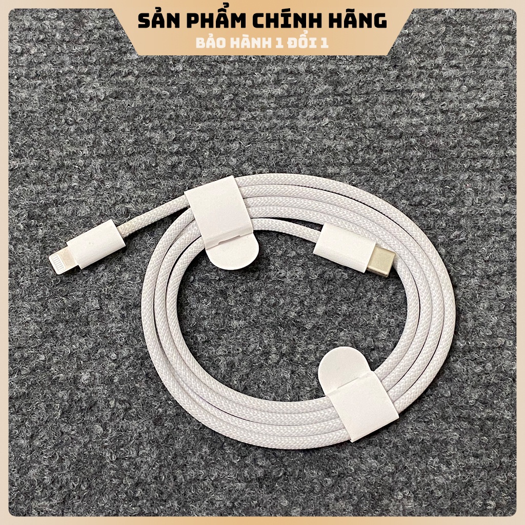 Cáp sạc C to LN bọc dù chính hãng