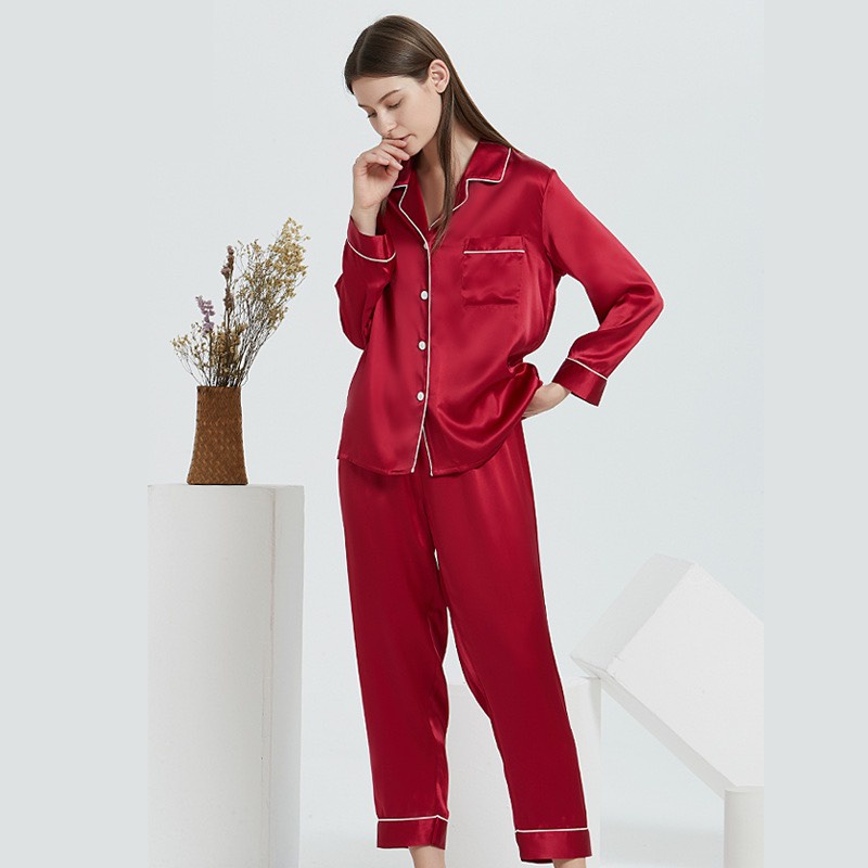 Pajamas Đồ Ngủ Mặc Nhà Lụa Mềm Mịn FreeSize AMANTA AMTPY009