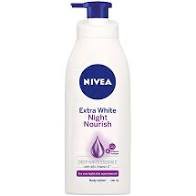 Sữa Dưỡng Thể Dưỡng Trắng Da Ban Đêm Nivea Extra White Night Nourish Body Lotion 400ml - Tím