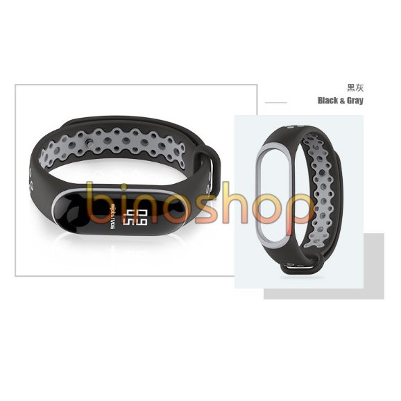 Dây đeo thay thế Miband 3 thể thao chính hãng Mijobs (dây Nike)