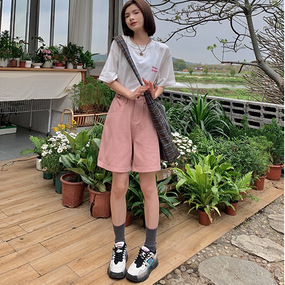 Quần Short Nữ Lưng Cao Plus Size