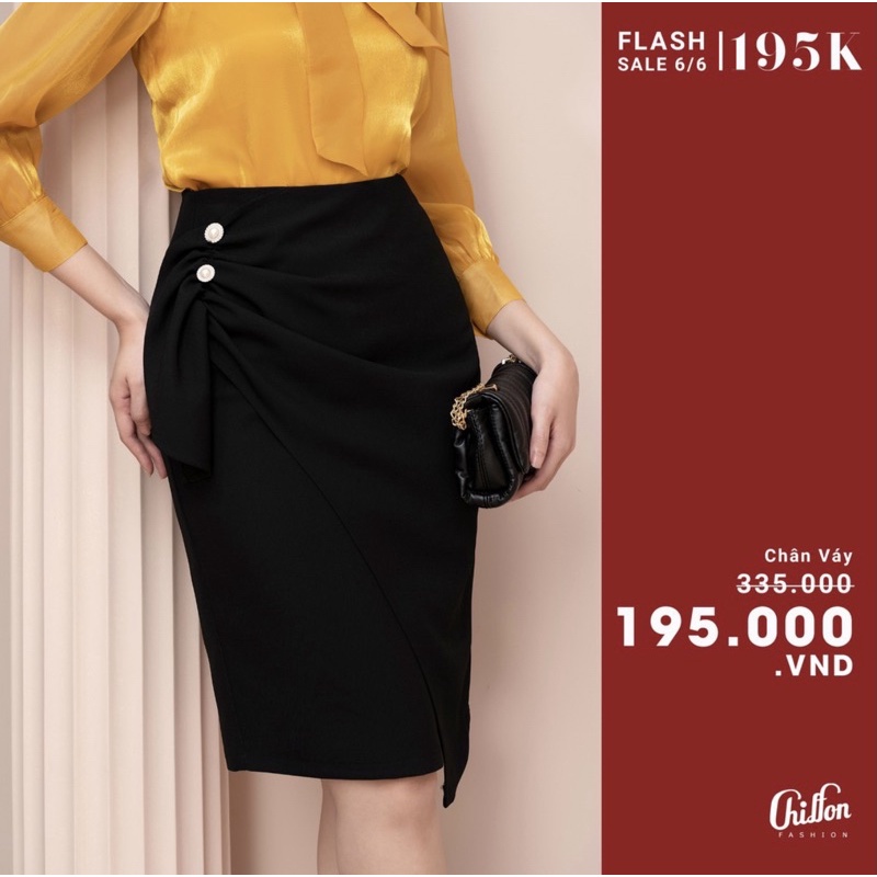 Chân váy chiffon size S