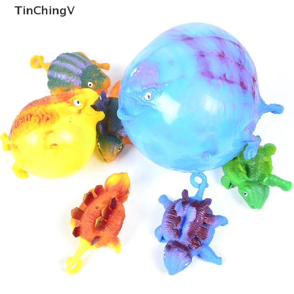 1 Bong Bóng Bơm Hơi Mềm Mại Hình Khủng Long Giúp Giảm Căng Thẳng
