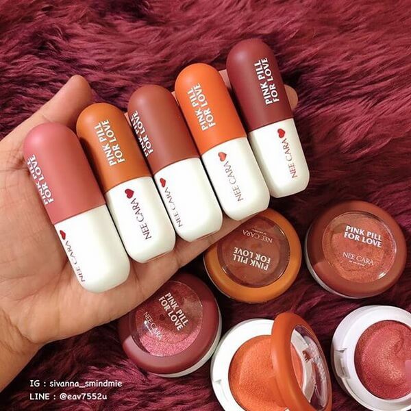 Set Son Kèm Phấn Mắt Nee Cara Pink Pill For Love N402 | BigBuy360 - bigbuy360.vn