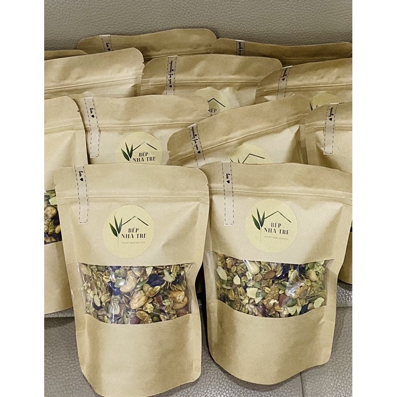 Home-made Granola_ngũ cốc hạt giảm cân không đường mix với hạt nhập khẩu cao cấp