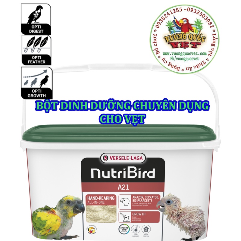 Bột Nutri A19/2024 - A21/2024 gói lẻ 100g