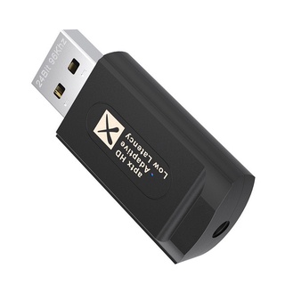 Bluetooth 5.2 Audio Transmitter with Mic Low Latency 3.5Mm Aux for TV PC