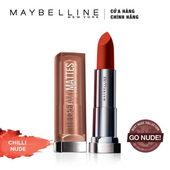 [ CHÍNH HÃNG ] Son Lì Maybelline Color Sensational Inti-Matte Nudes Lipstick 3.9g