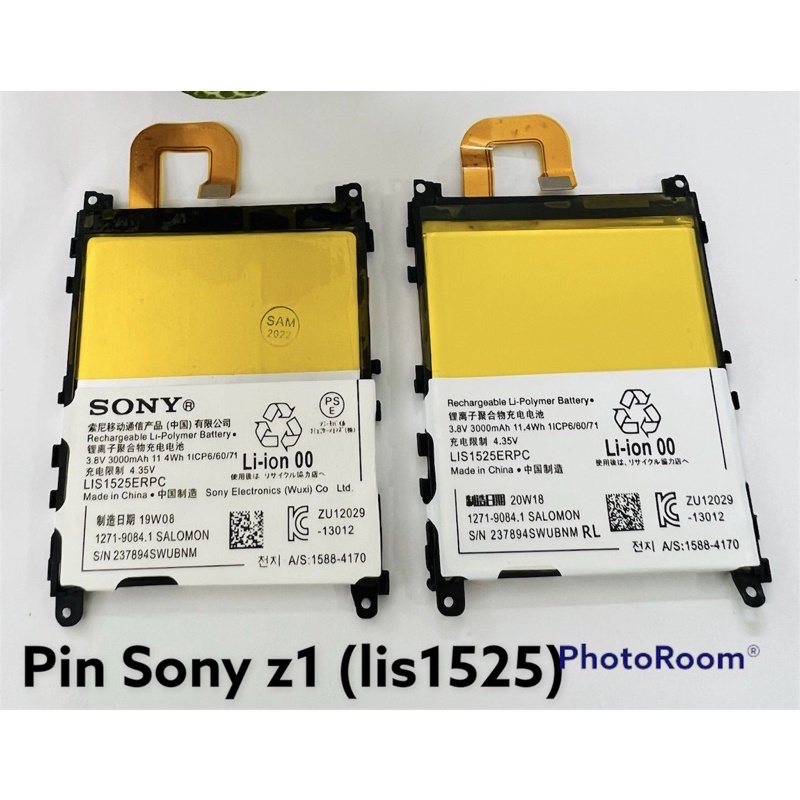 Pin sony z1
