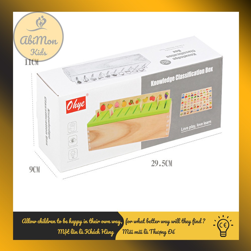Bộ Thả Hình Theo Chủ Đề Cho Bé ☘️ Montessori cao cấp ✨ (Đồ chơi Gỗ - Đồ chơi Giáo Dục - An toàn - Thông minh)