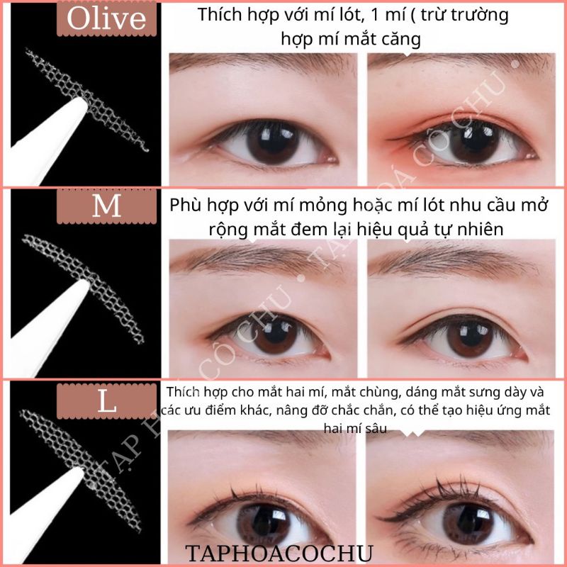Kích mí lưới tàng hình set 48 miếng