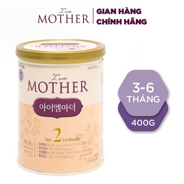 SỮA I AM MOTHER SỐ 2 400G 0-3 THÁNG