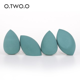 Bộ 4 Bông Mút O.TWO.O Mềm Mại 3 Màu Tán Đều Che Phủ Khuyết Điểm Làm Đẹp 65g