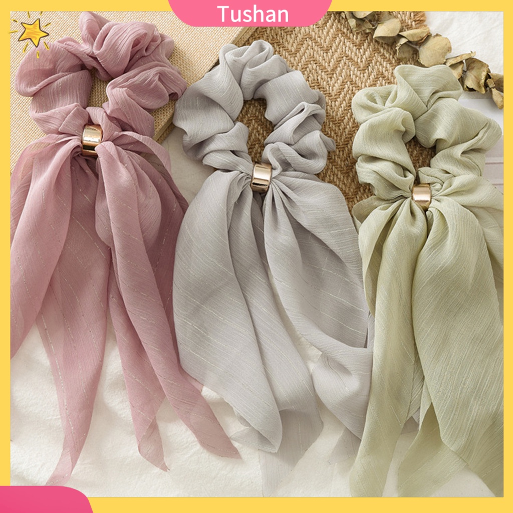 Dây Buộc Tóc Hình Nơ Xinh Xắn Dành Cho Nữ