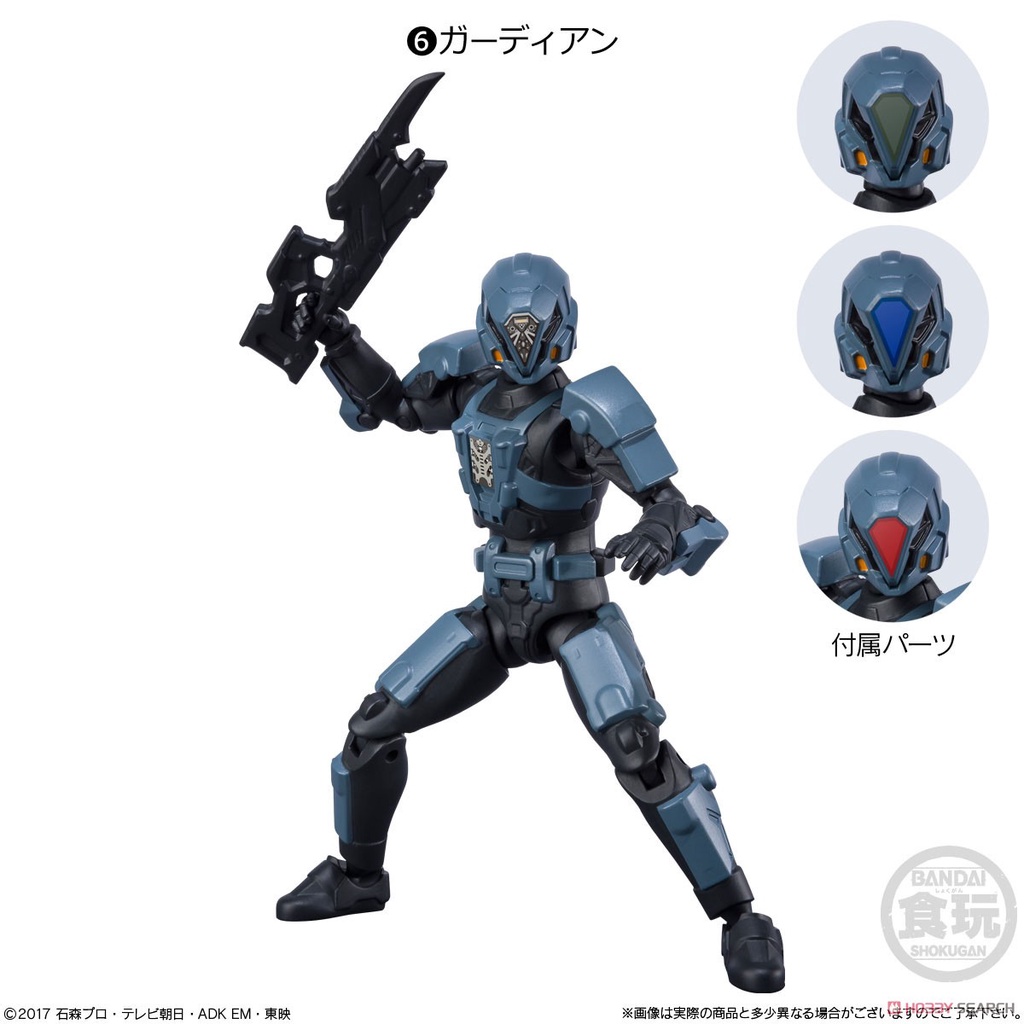 Mô hình Shodo Kamen Rider Evol  - Dark Kiva - Nega Den-O - Faiz