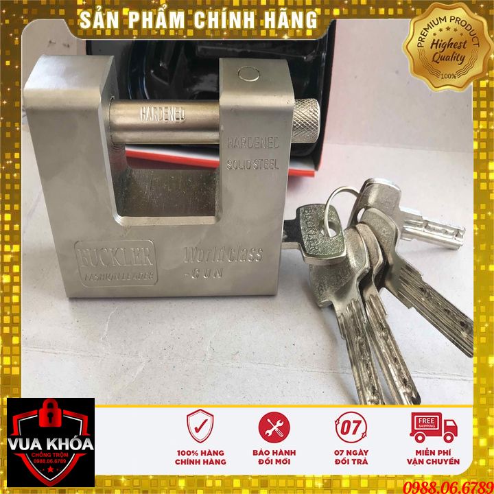 KHÓA CẦU NGANG ⚡FREE SHIP⚡NẶNG 1 KÍ,SIÊU BỀN,chống cưa-chống cắt-chống đục-chống cháy-chống nước-chống rỉ sét-VUA KHÓA.