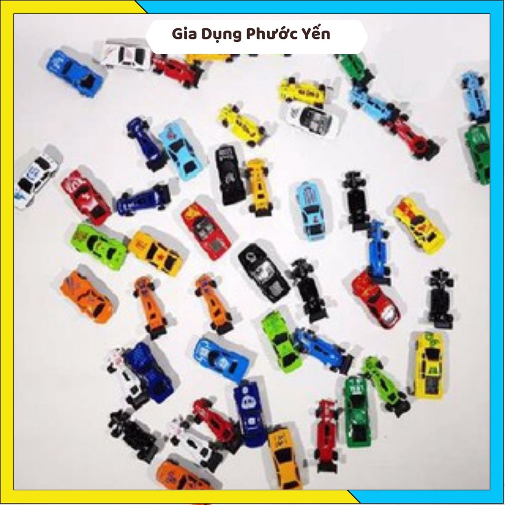 Set 50 ô tô sắt cho bé