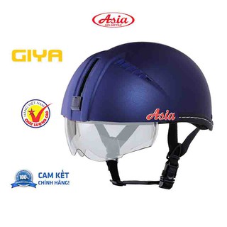 Mũ bảo hiểm nửa đầu Asia MT05KA có kính âm