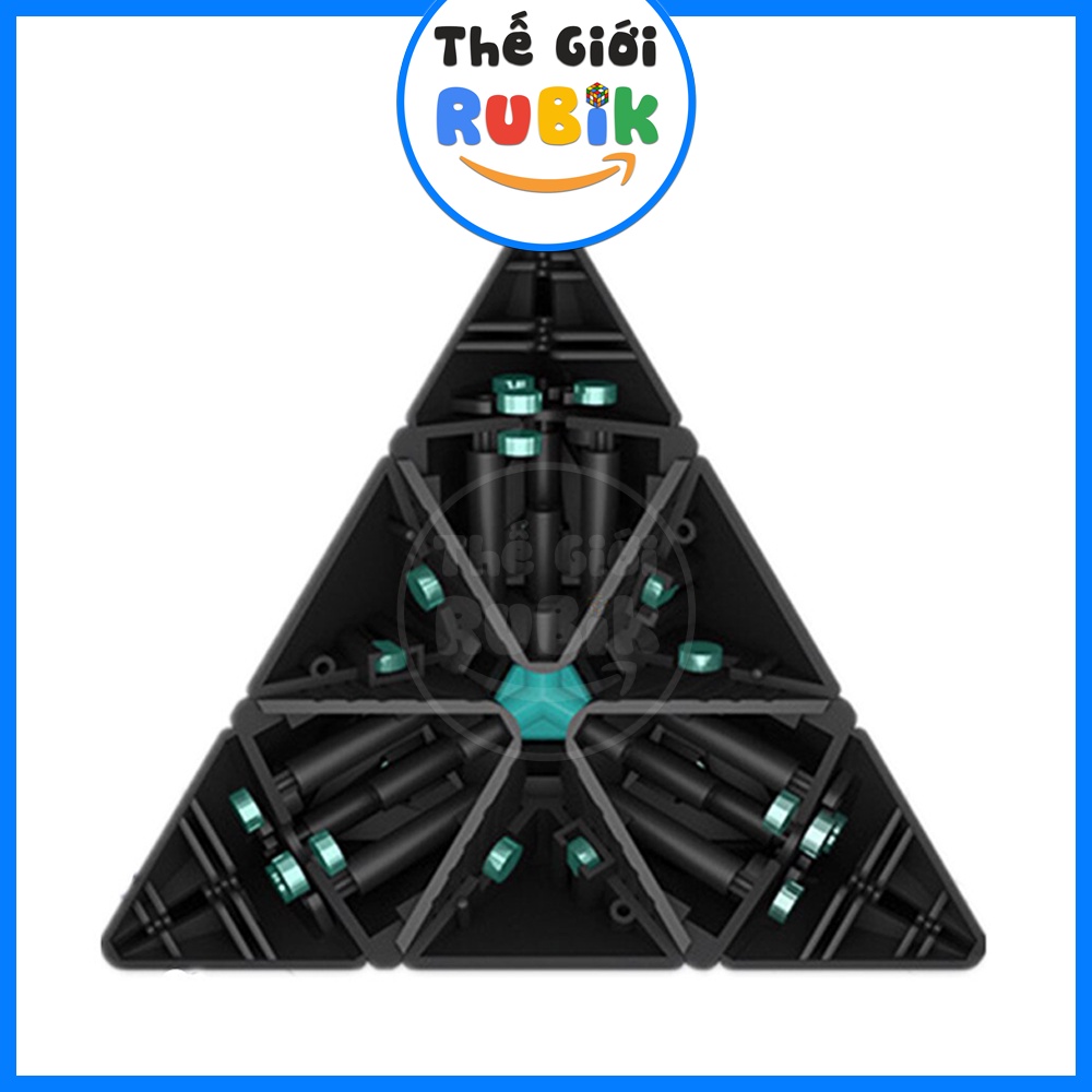Rubik Tam Giác YongJun YuLong Pyraminx V2M 3x3 Stickerless Có Nam Châm Tặng Đế Kê | Thế Giới Rubik