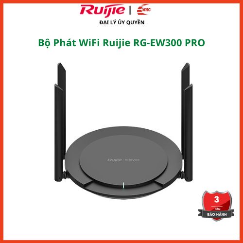 Bộ phát wifi Ruijie RG-EW300 Pro 4 râu 300Mbps - Chính hãng bảo hành 3 năm