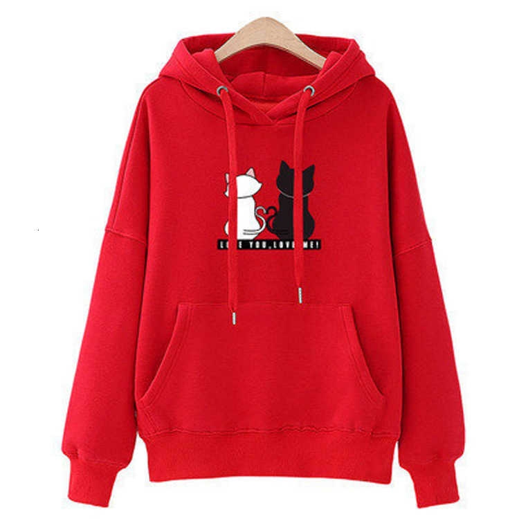 Áo hoodie dáng rộng phối nhung S-2XL thiết kế đơn giản cho nữ sinh | BigBuy360 - bigbuy360.vn
