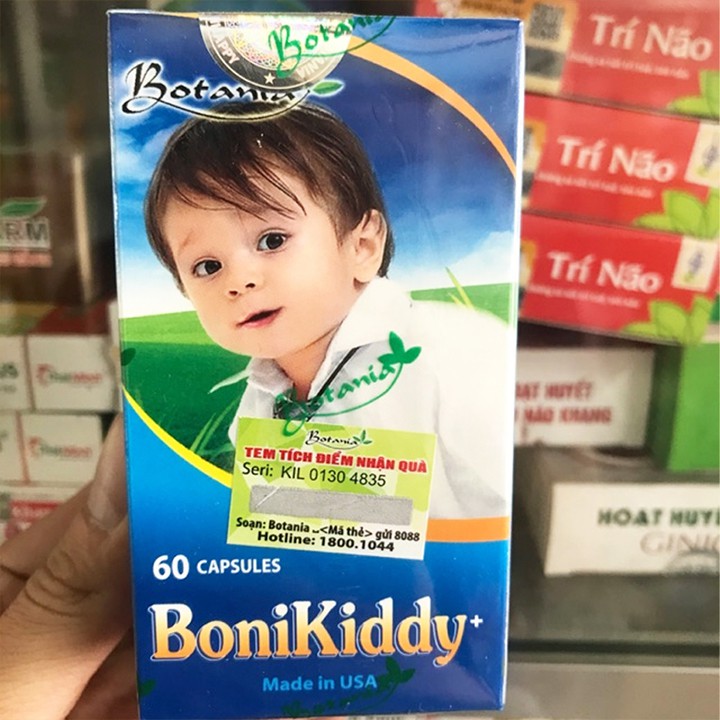 BoniKiddy - Giúp bé tăng sức đề kháng (HỘP 60 VIÊN)