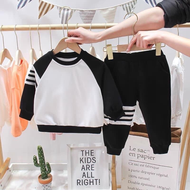 Bộ nỉ da cá cho bé 80-110cm