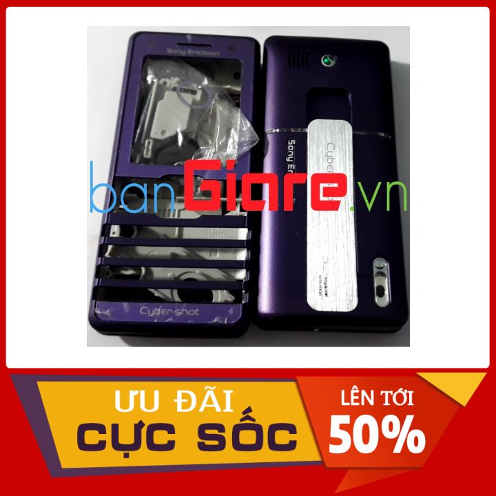 VỎ SONY ERICSSON K770i MÀU TÍM KHÔNG PHÍM