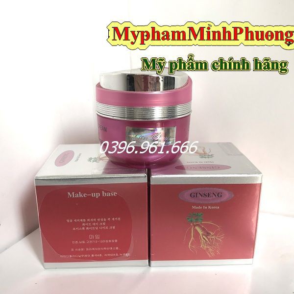 Mỹ phẩm mờ nám Ginseng, Kem nám dưỡng trắng da chiết xuất từ nhân sâm Hàn Quốc.